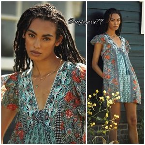 NWT, Anthropologie, Astrid Floral Tunic Dress